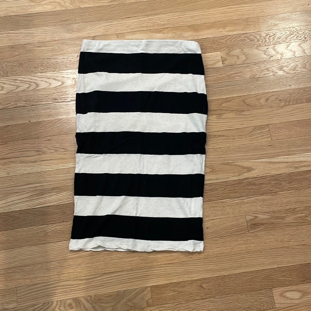 James Perse Striped Pencil Skirt Size 2 (US M)